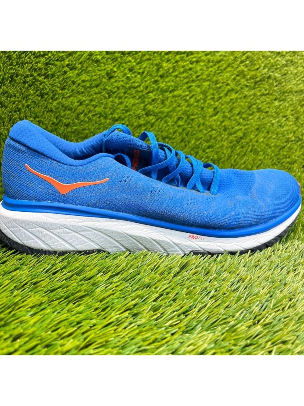 Hoka One One Cavu 3 Mens Size 10.5 Blue Athletic Running Walking Shoes Sneakers